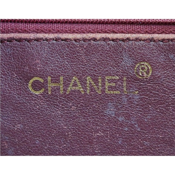 CHANEL Burgundy Quilted Crossbody Bag - Picture 13 of 16